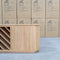 The Semillon New Zealand Ash Buffet with Wine Storage - Natural available to purchase from Warehouse Furniture Clearance at our next sale event.