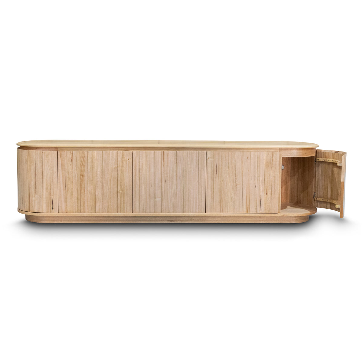 The Semillon New Zealand Ash 5 Door Entertainment Unit - Natural available to purchase from Warehouse Furniture Clearance at our next sale event.