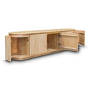 The Semillon New Zealand Ash 5 Door Entertainment Unit - Natural available to purchase from Warehouse Furniture Clearance at our next sale event.