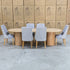 The Semillon 240cm New Zealand Ash Oval Dining Table - Natural