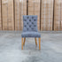 The Semillon Upholstered Natural Frame Dining Chair - Share Charcoal
