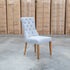 The Semillon Upholstered Natural Frame Dining Chair - Share Slate