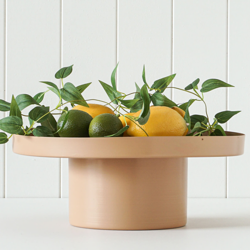 The Rayell Shay 35cm Metal Display Stand - Mocha - AC956  - Available Instore Only available to purchase from Warehouse Furniture Clearance at our next sale event.