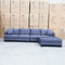 The Sienna Corner Lounge With Ottoman - Charcoal available to purchase from Warehouse Furniture Clearance at our next sale event.