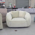 The Sienna Oversized Swivel Chair - Pistachio Veda