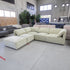 The Sienna Feather & Foam Modular Corner Lounge with Ottoman - Pistachio