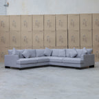 The Delta Deep Seated Corner Lounge - Silver available to purchase from Warehouse Furniture Clearance at our next sale event.