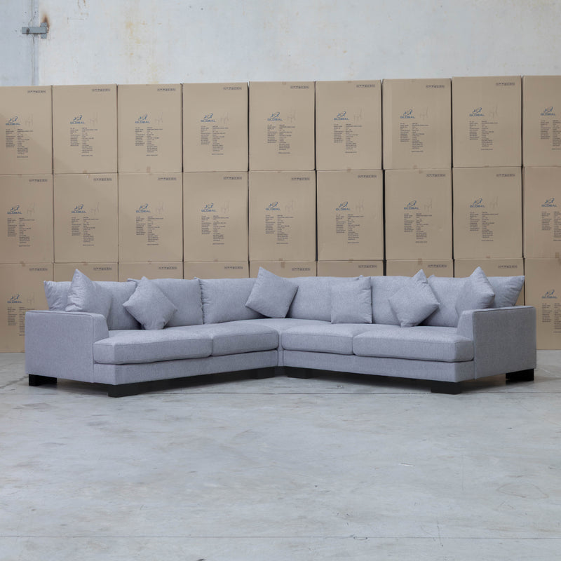Delta Deep Seated Corner Lounge - Silver