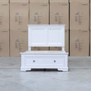 The Sala Hardwood King Single Storage Bed available to purchase from Warehouse Furniture Clearance at our next sale event.