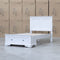 The Sala Hardwood King Single Storage Bed available to purchase from Warehouse Furniture Clearance at our next sale event.