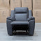 The Bari Single Recliner - Charcoal available to purchase from Warehouse Furniture Clearance at our next sale event.