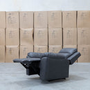 The Bari Single Recliner - Charcoal available to purchase from Warehouse Furniture Clearance at our next sale event.