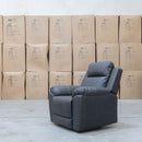 The Bari Single Recliner - Charcoal available to purchase from Warehouse Furniture Clearance at our next sale event.