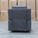 The Bari Single Recliner - Charcoal available to purchase from Warehouse Furniture Clearance at our next sale event.