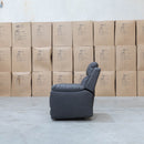 The Bari Single Recliner - Charcoal available to purchase from Warehouse Furniture Clearance at our next sale event.