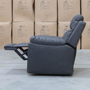 The Bari Single Recliner - Charcoal available to purchase from Warehouse Furniture Clearance at our next sale event.