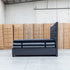 The Sloane Queen Fabric Gas Lift Bed - Charcoal