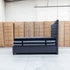The Sloane Queen Fabric Gas Lift Bed - Charcoal