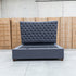 The Sloane Queen Fabric Gas Lift Bed - Charcoal