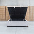 The Sloane Queen Fabric Gas Lift Bed - Oat