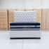 The Sloane Queen Fabric Gas Lift Bed - Oat