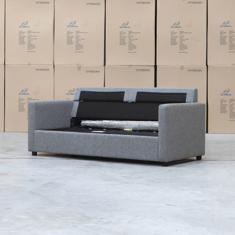 Cora 2.5 Seat Sofa with Sofa Bed - Smoke