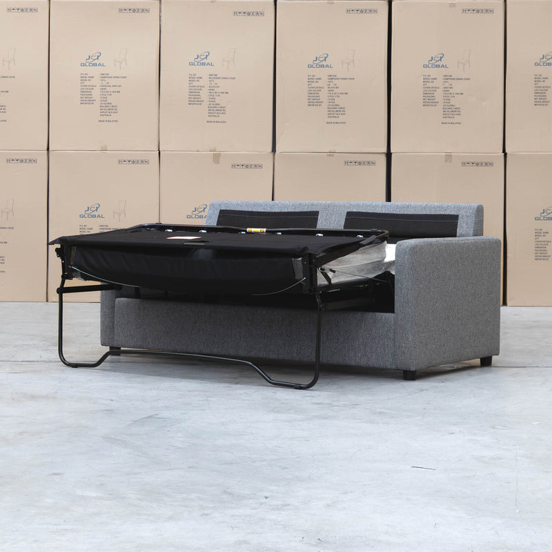 Cora 2.5 Seat Sofa with Sofa Bed - Smoke