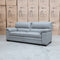 The Denton Three Seater Leather Sofa - Light Grey available to purchase from Warehouse Furniture Clearance at our next sale event.