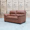 The Denton Leather Two Seater Sofa - Cognac available to purchase from Warehouse Furniture Clearance at our next sale event.