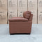 The Denton Leather Two Seater Sofa - Cognac available to purchase from Warehouse Furniture Clearance at our next sale event.