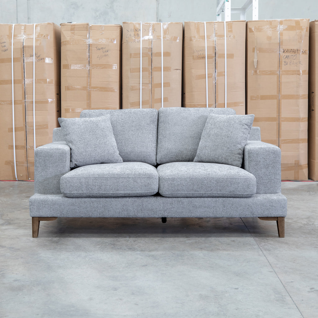The Zuri Two Seat Sofa - Slate available to purchase from Warehouse Furniture Clearance at our next sale event.