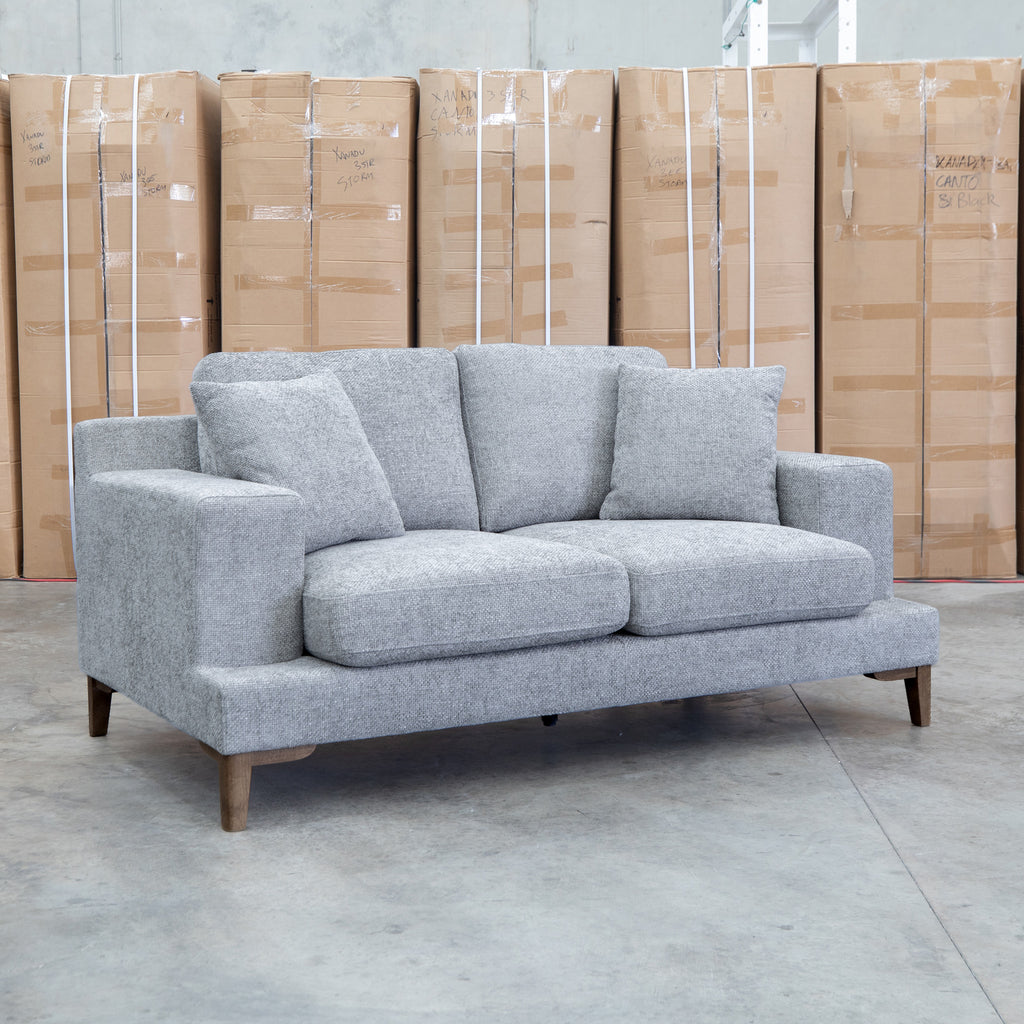 The Zuri Two Seat Sofa - Slate available to purchase from Warehouse Furniture Clearance at our next sale event.