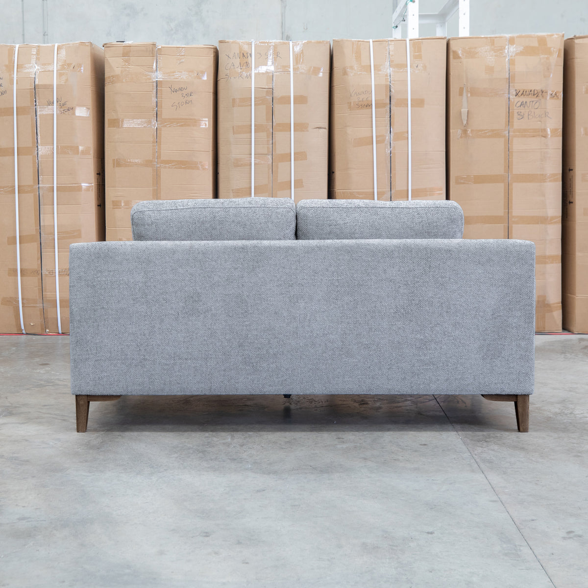 The Zuri Two Seat Sofa - Slate available to purchase from Warehouse Furniture Clearance at our next sale event.