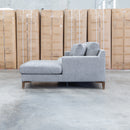 Zuri Three Seat RHF Chaise - Slate - Available After 17th July