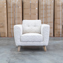Joelle Single Armchair - Sandstone - Available After 9th July