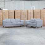 The Joelle Two Seat Sofa - Ash available to purchase from Warehouse Furniture Clearance at our next sale event.