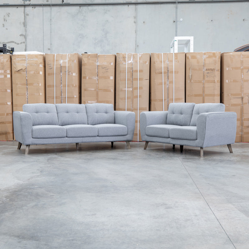 The Joelle Two Seat Sofa - Ash