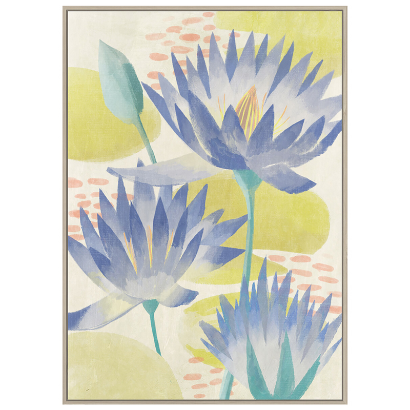 The Rayell Soft Water Lily Print - HDC104  - Available Instore Only available to purchase from Warehouse Furniture Clearance at our next sale event.