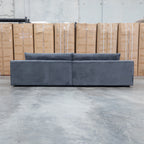 The Solstice Feather & Foam Oversized Four Seat Sofa - Carbon available to purchase from Warehouse Furniture Clearance at our next sale event.