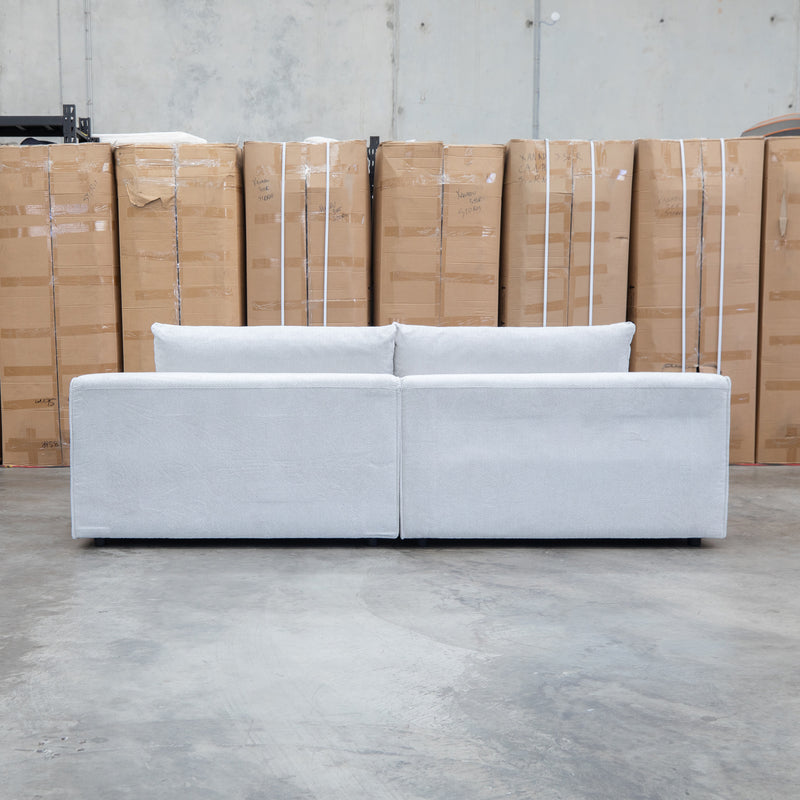 Solstice Feather & Foam Oversized Three Seat Sofa - Oat