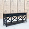 The Somerton 3 Drawer Black Hall Table available to purchase from Warehouse Furniture Clearance at our next sale event.