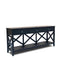 The Somerton 3 Drawer Black Hall Table available to purchase from Warehouse Furniture Clearance at our next sale event.
