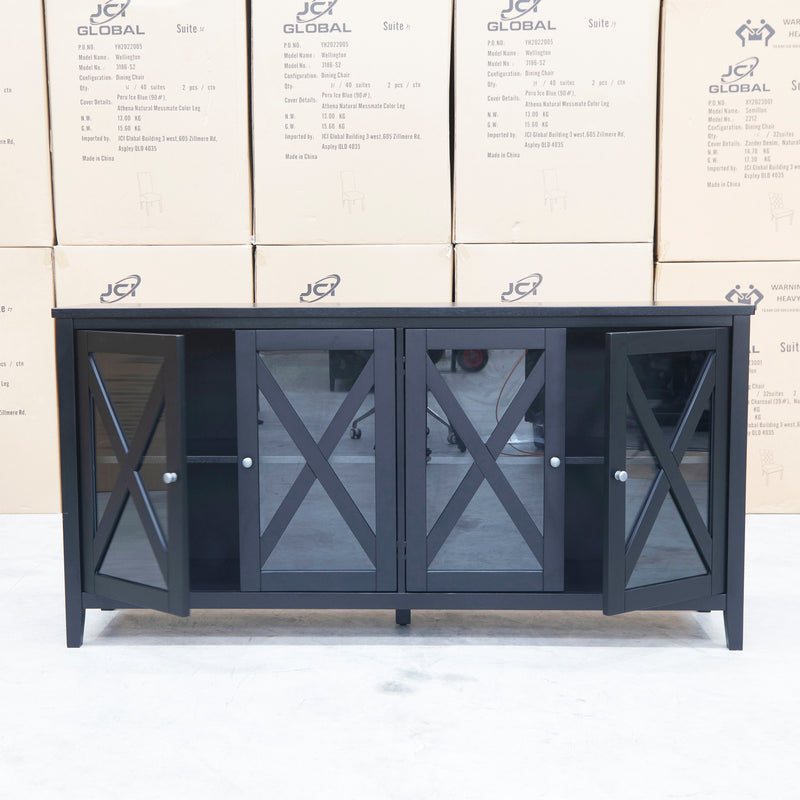 The Somerton 4 Door 180cm Buffet available to purchase from Warehouse Furniture Clearance at our next sale event.