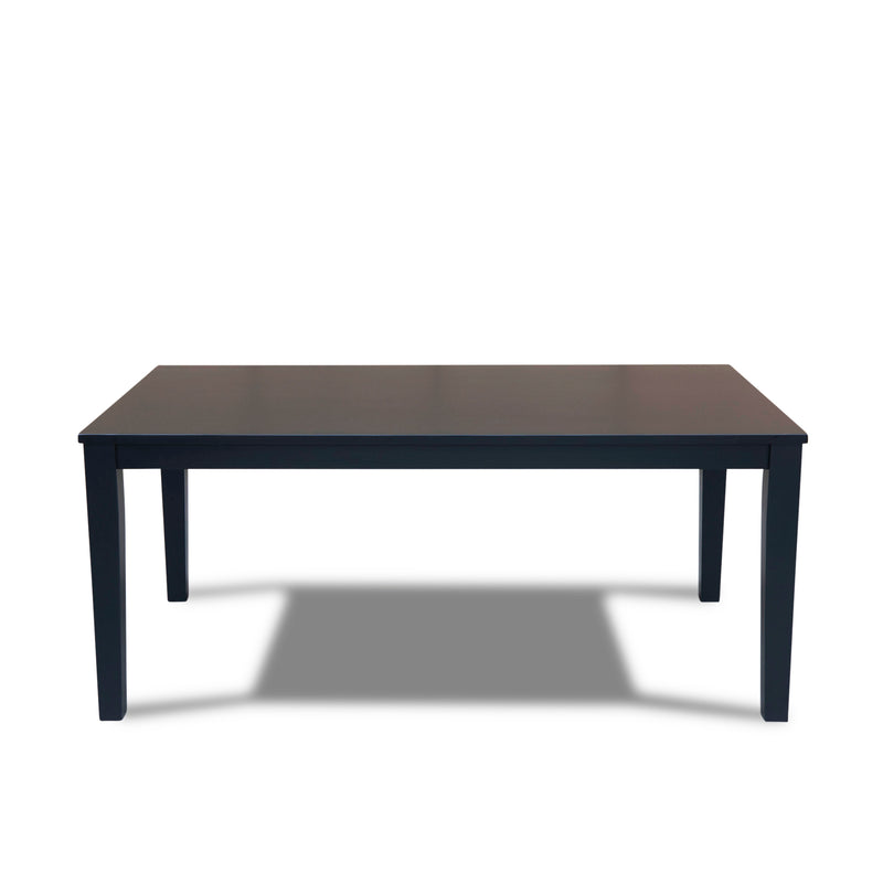 The Somerton 150cm Black Dining Table available to purchase from Warehouse Furniture Clearance at our next sale event.
