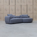 The Sorrento Curved RHF Chaise Lounge - Charcoal available to purchase from Warehouse Furniture Clearance at our next sale event.