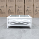 The Southampton Square Coffee Table available to purchase from Warehouse Furniture Clearance at our next sale event.