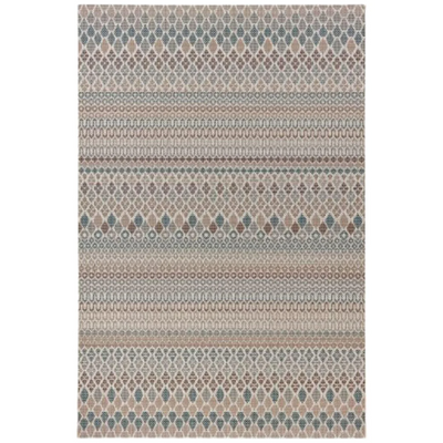 The St Tropez Indoor/Outdoor Polypropylene Morocco Stripe Rug - Multi - MC19-6 - Available In-Store Only available to purchase from Warehouse Furniture Clearance at our next sale event.
