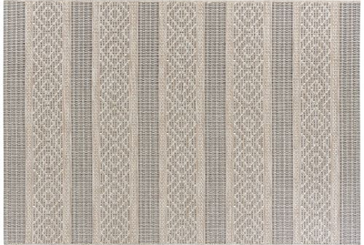 The St Tropez Indoor/Outdoor Polypropylene Katerina Stripe Rug - Cream/Beige - MC07-6 - Available In-Store Only available to purchase from Warehouse Furniture Clearance at our next sale event.