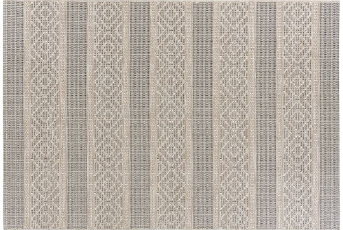 The St Tropez Indoor/Outdoor Polypropylene Katerina Stripe Rug - Cream/Beige - MC07-6 - Available In-Store Only available to purchase from Warehouse Furniture Clearance at our next sale event.