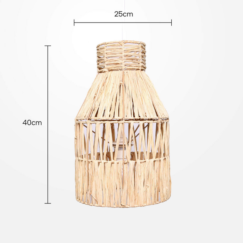 The Rayell Stacy Pendant Light Cover - Natural - ARL10  - Available Instore Only available to purchase from Warehouse Furniture Clearance at our next sale event.